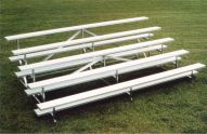 Gradins extérieurs en aluminium <br>12&nbsp;pieds (3.65m) - 3 rangés