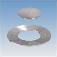 Couronne flottante acier zinc de 7&nbsp;po avec couvercle