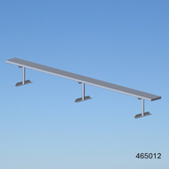 Banc de joueur aluminium 12&nbsp;pieds sans dossier