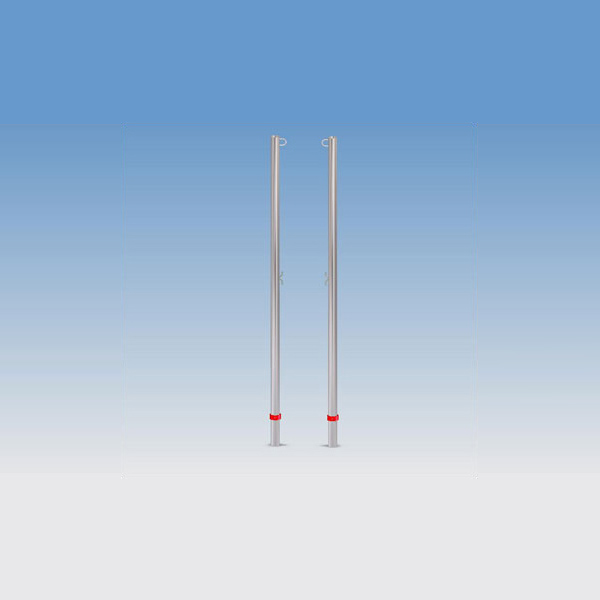 Poteau badminton double scolaire 2 pouces