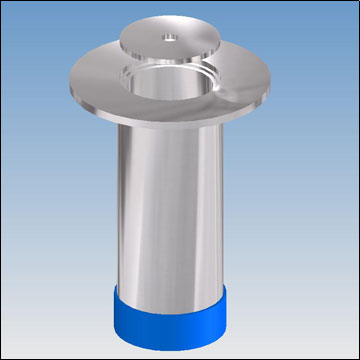 Ancrage en acier fixe zinc 2&nbsp;po