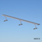 Banc de joueur aluminium 12&nbsp;pieds sans dossier